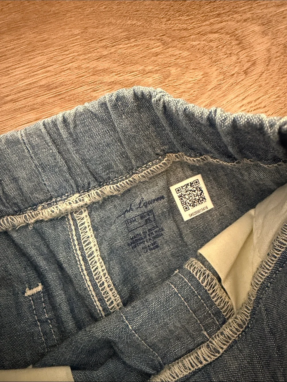NWT Ralph Lauren Size 18 Months | Indigo Cotton Chambray Short